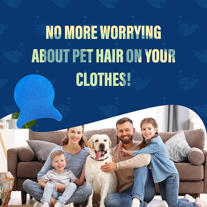 Pet Hair Remover for Laundry, Reusable Dog & Cat Hair Remover Tool, Effectively Removes Pet Hair, Lint and Dander from Bedding and Clothing, Suitable for Washing Machines, Dryers 4PCS