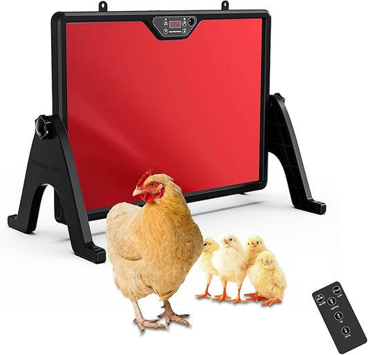 2026 Chicken Coop Heater Double-sided Heater Coop Radiant Heat Panel Built-in Adaptive Temperature Sensor,Chicken Heater Inside Coop for Winter,Adaptable to Timer and Temp Controllers,ETL UL Compliant