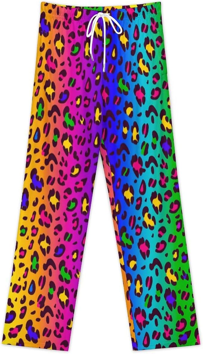 Funny Mens Pajama Pants Lightweight Soft Lounge Pant Sleep Pj Bottoms for Men With Pockets
