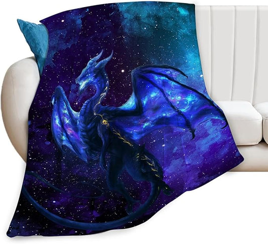 Tijuboni Dragon Throw Blanket Dragon Gifts for Boys Girls Men Women Kids Adults Soft Flannel Fleece Blanket for Couch Sofa Bed Home Decor 40"x50"