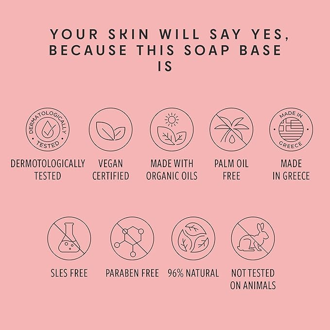 5Lb Oatmeal Soap Base - Bulk Melt and Pour Organic Soap Making Supplies - SLS/SLES Free, No Palm Oil, All Natural - Perfect for DIY Projects, Gentle on Skin, Moisturizing