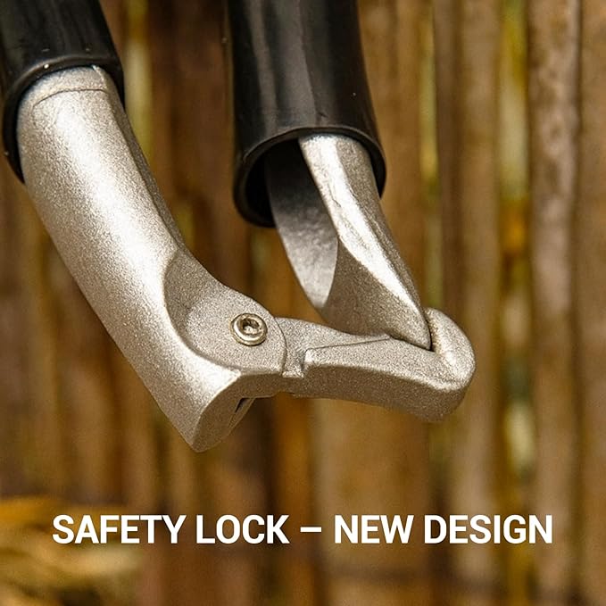 Goat Hoof Trimmers and Farrier Shears – Versatile Hoof, Wire, and Pipe Cutting Tool for Livestock – Silver (1pack)