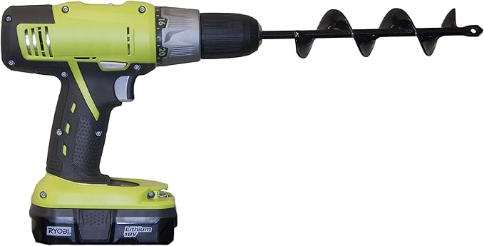 Willard & May Flower Bulb HEX Shaft Drill Planter, Non-Slip – 1.75 by 9 inch - Bulb & Bedding Plant Auger