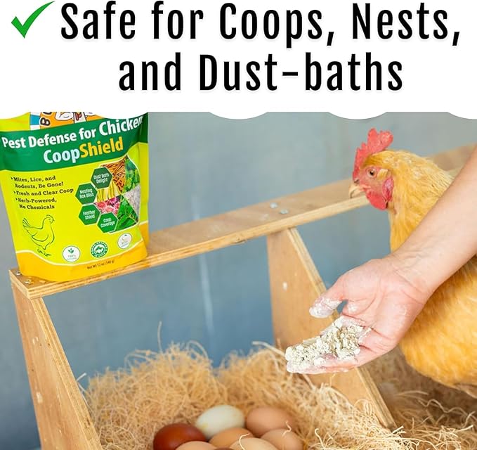 Dust Bath Herb Blend for Chickens - Keep Feathers Clean & Healthy - Food Grade, Natural Nesting Box Herbs for Bedding, Coop Floor, USA (5 LB)