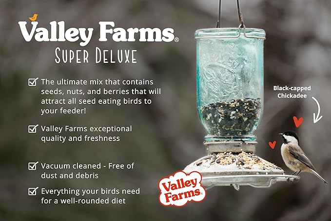 Valley Farms Super Deluxe Wild Bird Food (40 LBS)