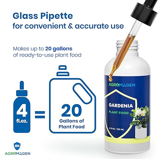 Plant Food with Essential Nutrients & Chelated Micronutrients, Liquid Fertilizer (4 fl.oz.) (Gardenia)