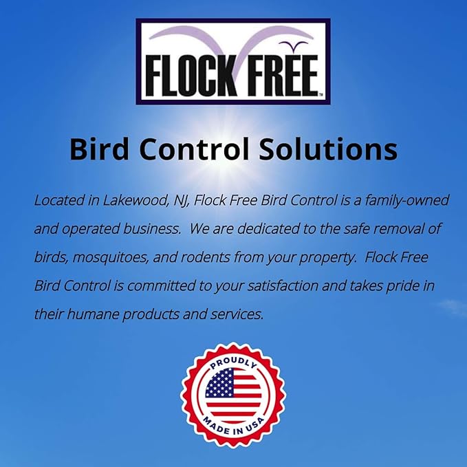 Bird Repellent Spray, Residential Bird Problem Solution by Flock Free Bird Control, 4 oz Concentrate