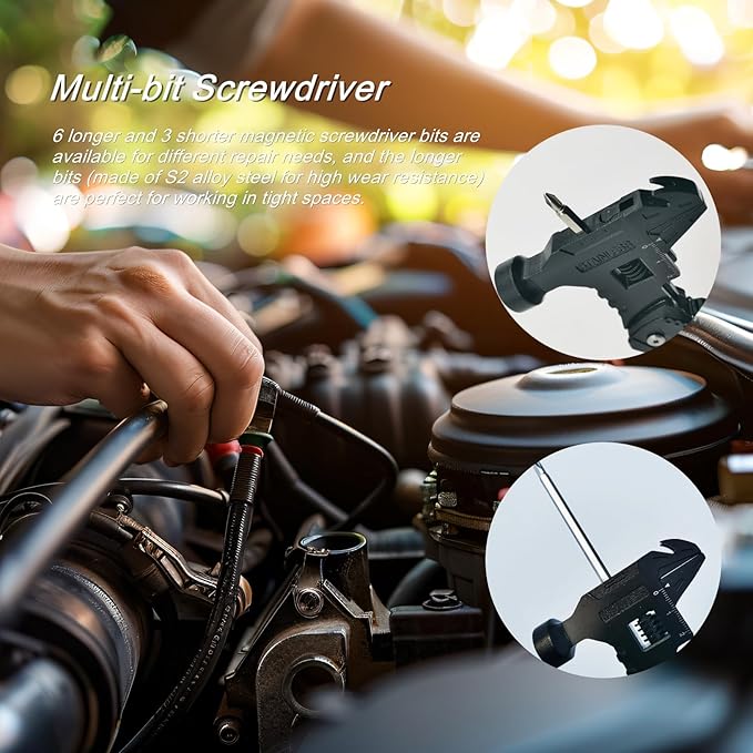 Wrench Multitool Hammer, Gifts for Men, Premium Multi Tool Hammer Pliers Knife with Screwdriver Wire Cutters Bottle Opener, Multi Purpose for Outdoor Camping Emergency, Christmas Day