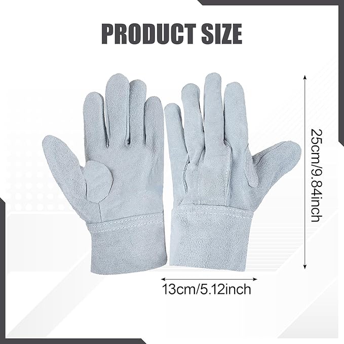 Garden Gloves,Durian Picking Work Gloves Punctureproof Hand Protection for BBQ Women Men Welding Handling Chestnut