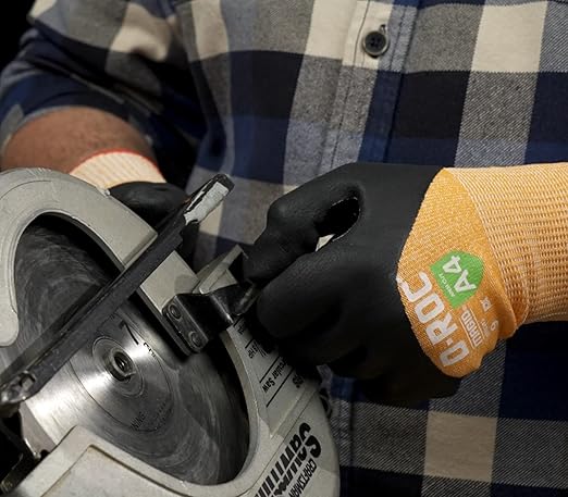 MAGID D-ROC ANSI A4 Oil & Liquid Absorbing TriTek Work Gloves, 36 Pairs, Size 11/2XL (DXG49)