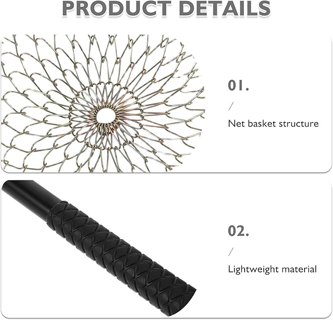 Peanut Picker Chicken Egg Grabber Nut Gatherer Stainless Steel Foldable Pole Separator Potato Picking Tool for Elderly Farmer Poultry Nest Coop