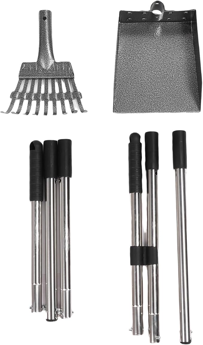 SUNGOOYUE Chicken Rake Shovel Set, Versatile, Easy Storage Tool for Efficient Coop, Ideal for Chicken Farmers with Strong, Lightweight Material