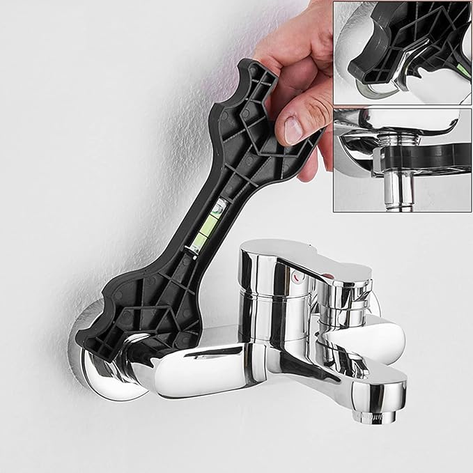 Bathroom Kitchen Toilet Faucet Shower Wrench Remover Repair Removal Tool 15 In 1 Multifunction Wrench