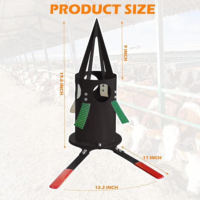 Bulk Bag Unloader for Animal Feed, Grain & Fertilizer | FIBC Big Bag Dispenser | Heavy-Duty, Portable Tool for Farm, Warehouse, Construction