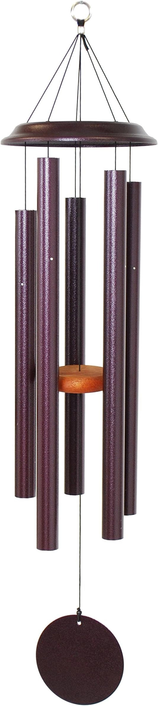 by Wind River - 42 inch Plum Wind Chime for Patio, Backyard, Garden, and Outdoor décor (Aluminum Chime) Made in The USA