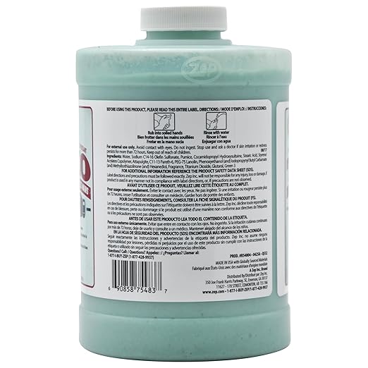 Zep TKO Hand Cleaner - 32 Oz (Pack of 1) - R54804 The Go-to Industrial Hand Cleaner for Pros That Actually Works!