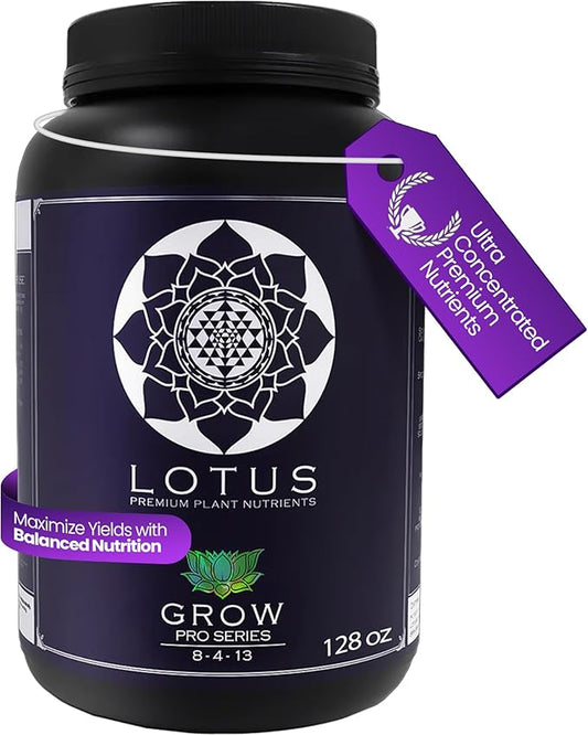 Grow Pro Series - Hydroponic Plant Nutrients and Fertilizer, Water Soluble Plant Food - Massive Roots, Made for Coco Coir, Hydro, & Soil, Enhances Flowering & Fruiting, Indoor & Outdoor Grows 128oz