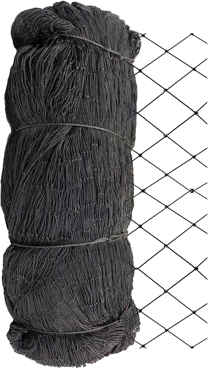 Stromberg's 1" Knotted Netting, Game Bird Netting, Heavy Duty, Chicken Coops, Gardening, UV-Resistant, 85 lb. Break Strength, 25'x50'