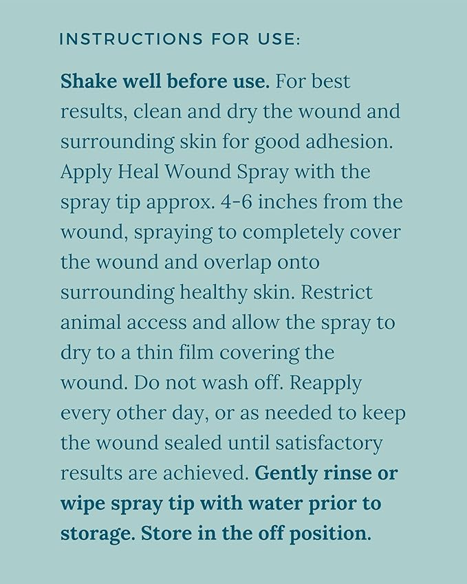Lanana Creek Farms® Pet Wound Spray 1.5 oz | Spray Gel Bandage | Great for All Pets | Promote Healing and Protect | Made in The USA