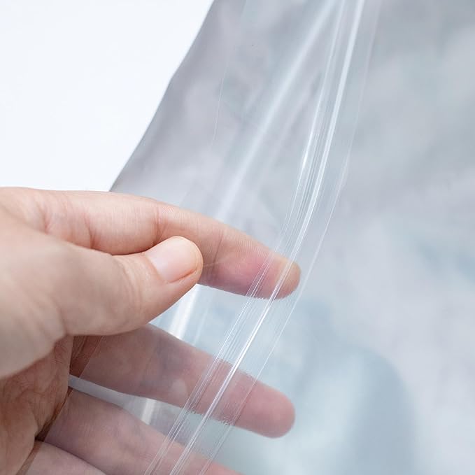 1 Gallon 480 Packs Mylar Bags For Food Storage, 10"x 14" Mylar Bags With Window, Freeze Dried Candy Bags, Reusable Storage Bags For Food, Mylar Food Storage Bags for Long Term Food Storage