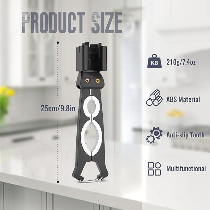 Bathroom Wrench, ABS Wrench Faucet Plumbing Tool, Plumber Sink Installation Pipe Extractor, Multi-Function Installation Tool, Suitable for Installing Pipes under Bathrooms,Toilets,Kitchens,and Sinks