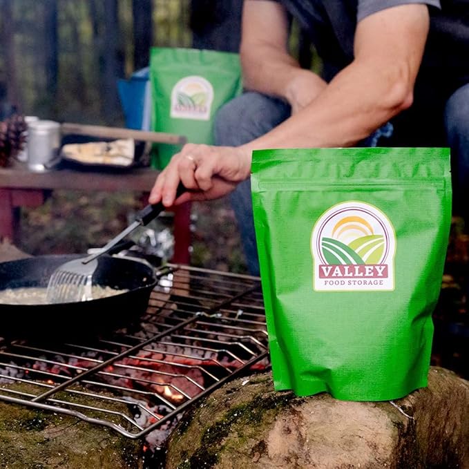 68 Serving Freeze Dried Beef & Rice Bucket | Premium Emergency Food Supply, Contains 924 g Protein | Non-GMO Survival Food 25 Year Shelf Life | Prepared Foods Survival Kits from Valley Food Storage