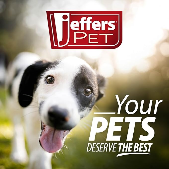 Jeffers Pet All Purpose Coconut Oil Shampoo for Dogs & Cats, 17 fl oz – Tearless, pH Balanced, Soap & Detergent Free Formula – Gentle & Nourishing for Sensitive Skin, Natural, Tearless Formula