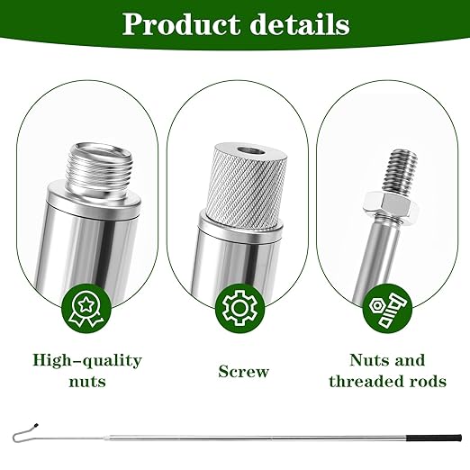 Sheep Catching Tools Stainless Catching Sheep Leg Crook The Length can be Adjusted Freely Goat Catcher Hook Poultry Leg Trap Hook Pole Must-Have Sheep catching Tool for Farms and breeding Farms