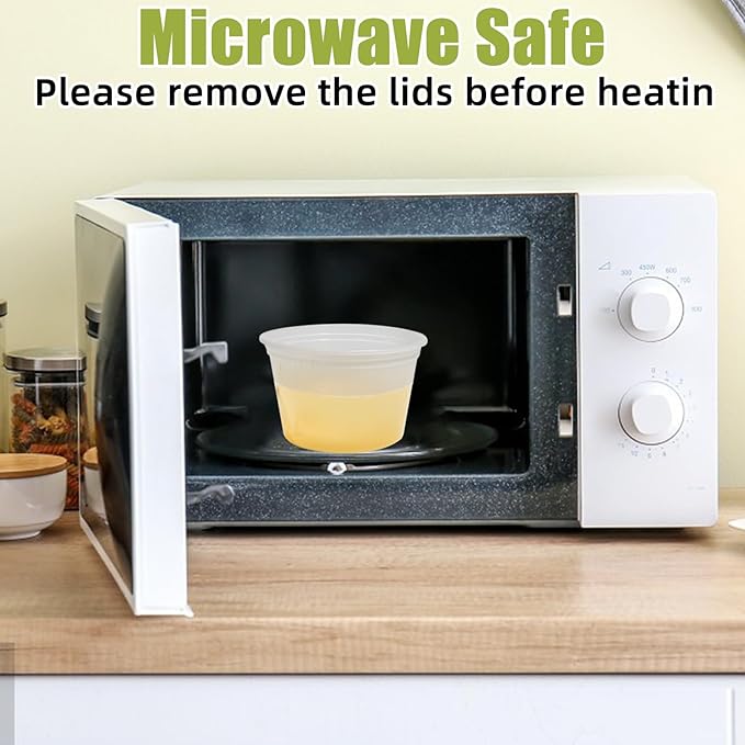 EASYTRIP [24 sets] 32oz Deli Containers with Lids，Food Storage Container with airtight lid，Plastic Soup Containers with Lids Meal Prep/BPA Free/Freezer Safe/Dishwasher Safe/Microwave Safe/Stackable