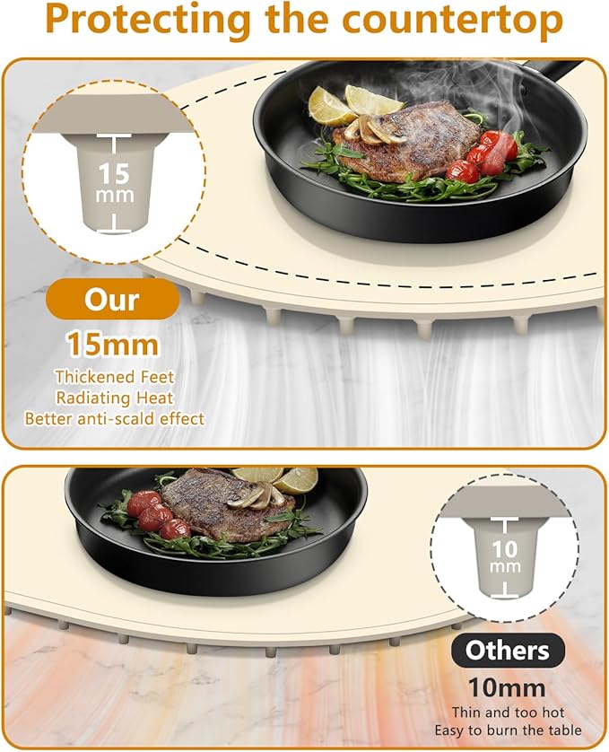 Warming Mat for Food Extra Large,36"x15" Food Warming Mats for Countertops, Parties, and Daily Use with Timer and 3 Temperature Levels