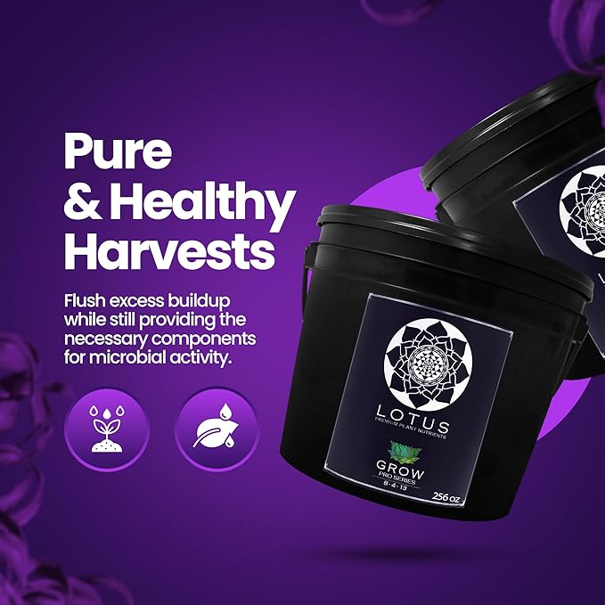 Grow Pro Series - Hydroponic Plant Nutrients and Fertilizer, Water Soluble Plant Food - Massive Roots, Made for Coco Coir, Hydro, & Soil, Enhances Flowering & Fruiting, Indoor & Outdoor Grows 256oz