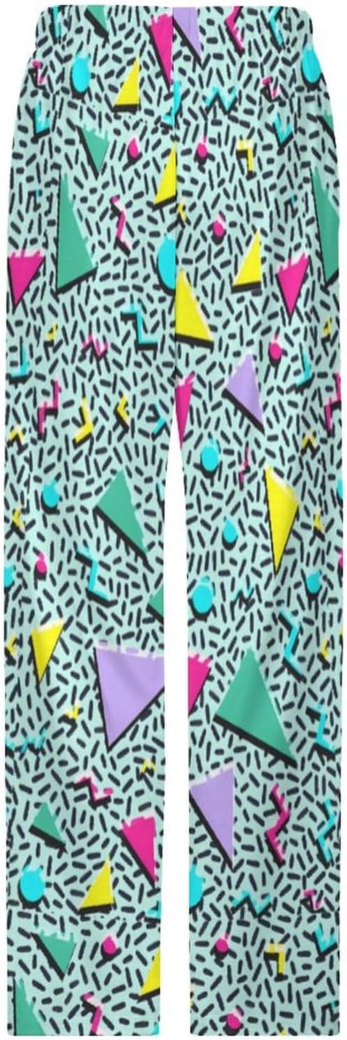 Funny Mens Pajama Pants Lightweight Soft Lounge Pant Sleep Pj Bottoms for Men With Pockets