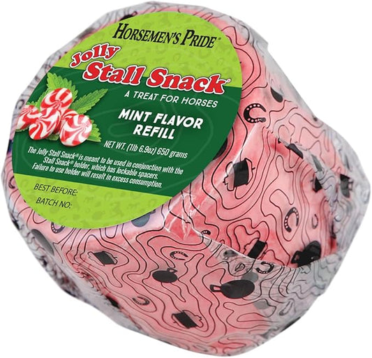 Horsemen's Pride Stall Snack Treat Refill for Horses; Mint Flavor