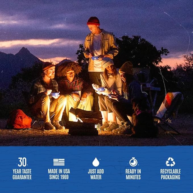 Mountain House Gluten-Free Scrambled Eggs with Uncured Bacon Freeze-Dried Food for Camping, 9 Servings, 30-Year Shelf-Life