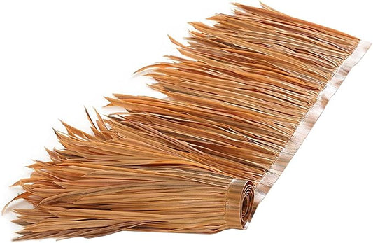 Artificial Palm Thatch Roll for Garden Patio Umbrella Fence Party Decoration 26'X16