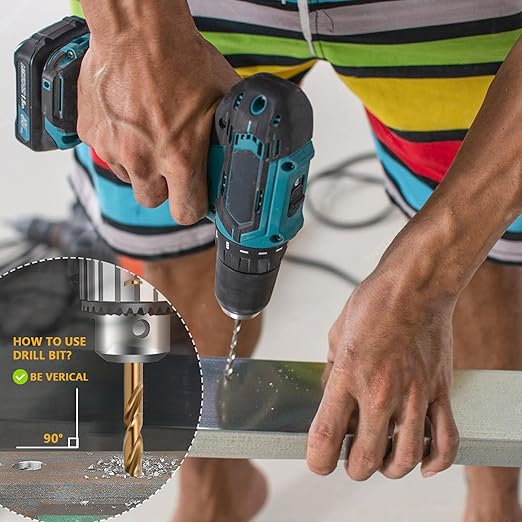 Cobalt Drill Bit Set - 29Pcs M35 High Speed Steel Twist Drill Bits for Hardened Metals, Stainless Steel, Cast Iron and Wooden Plastics with Metal Index Storage Box, 1/16"-1/2"