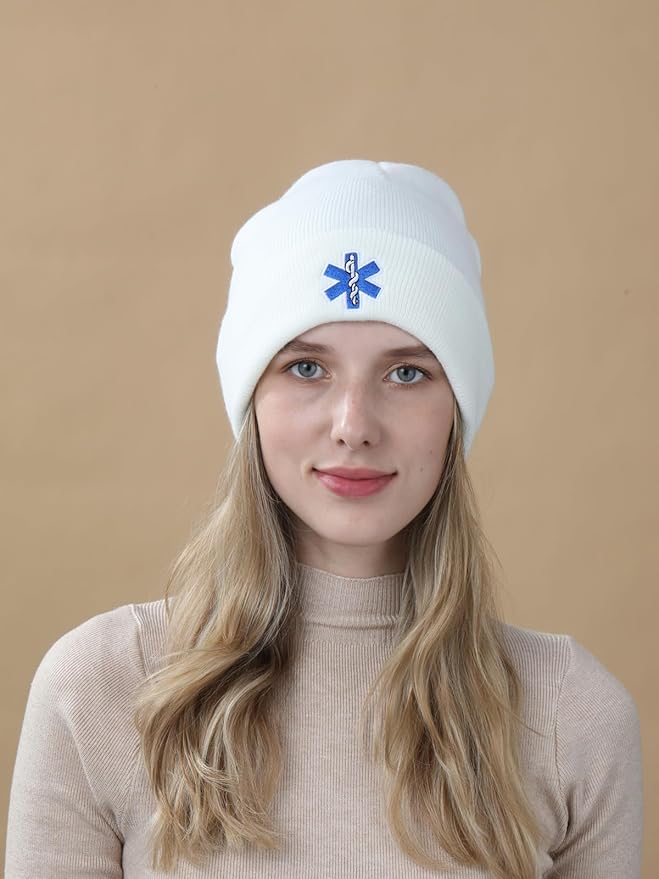 EMT Beanie Hat for Men Women EMTs Gifts Paramedic Gifts for Emergency Medical Technician Funny Stuff