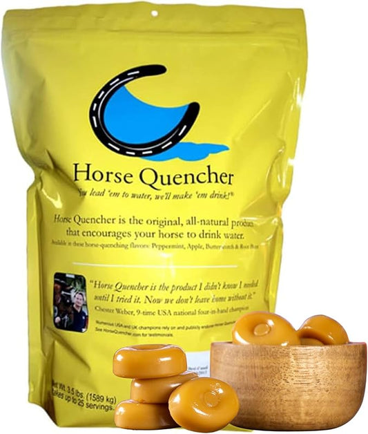 Horse Quenchers Horse Hydration Supplement Treat, Thirst Quencher for Horses, All-Natural Grains for Equestrians and Horse Owners, Aids in Preventing Health Issues - 3.5 lbs Bag
