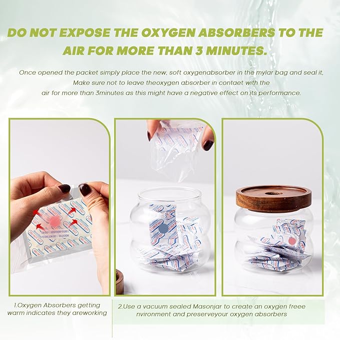 10pcs 5 Gallon Mylar Bags for Food Storage with Oxygen Absorbers 2500cc and Labels, Extra Thick 10 Mil - 17x27 Inch Zipper Pouches Resealable for Long Term Food Container Sets - Heat Sealable