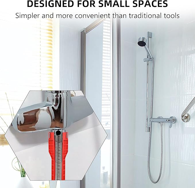 14-in-1 Multi-functional Wrench for Toilet, Sink, Bathroom, Kitchen Plumbing Installation and Repairs