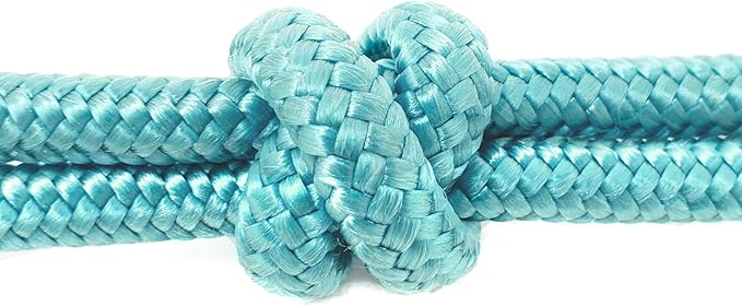 Horse Rope Training Halter - 4 Knot 1/4" Stiff Halter Cord - Used by Famous Trainers Multiple Sizes Multiple Colors