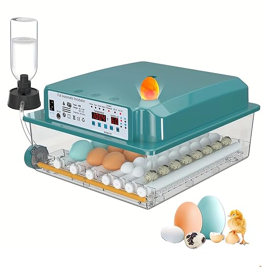 36 Eggs Incubators for Hatching eggs,Chicken Eggs Incubator with Automatic Egg Turning and Humidity Monitoring,Automatic Temperature Control Egg Incubator with Egg Candle for Chicken Duck Goose Pigeon