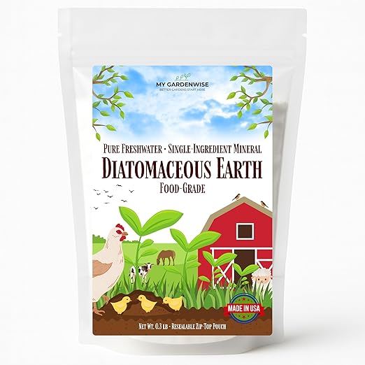 Diatomaceous Earth Food Grade – Diatomaceous Earth (DE) Powder – Pets & Plants Safe – Made in USA (0.3 lb)