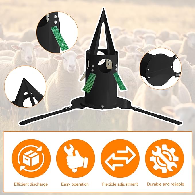 Bulk Bag Unloader for Animal Feed, Grain & Fertilizer | FIBC Big Bag Dispenser | Heavy-Duty, Portable Tool for Farm, Warehouse, Construction