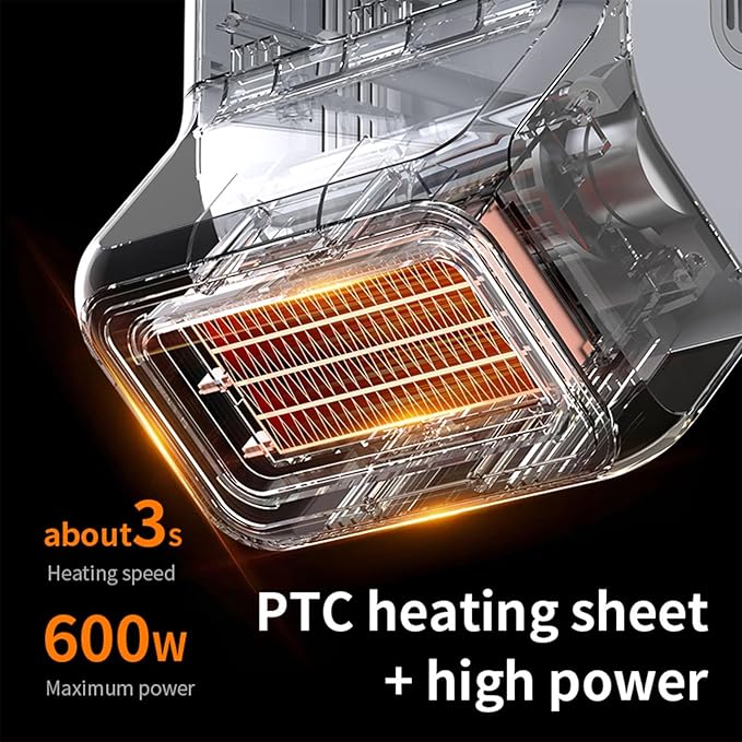 Pet House Heater 600w/300w Safe & Efficient Heating for Pet Houses,Chicken Coops,Dog House - Wall-Mounted Design with Overheat Safe& Anti-Chew Cord