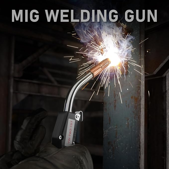 YESWELDER 15ft 250A MIG Welding Gun Torch Replacement for Tweco #2 fits Lincoln 200/250L K533