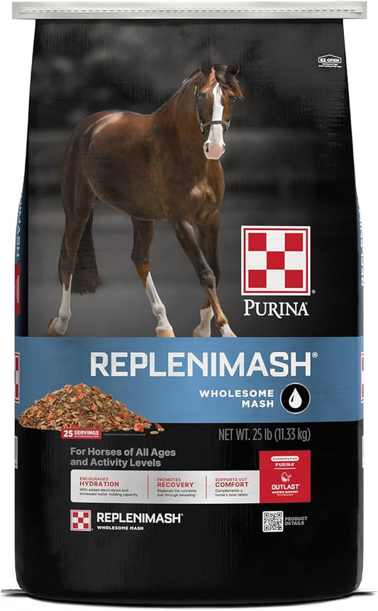Purina | RepleniMash™ Product | for Horse Recovery | 25 Pound (25 LB)