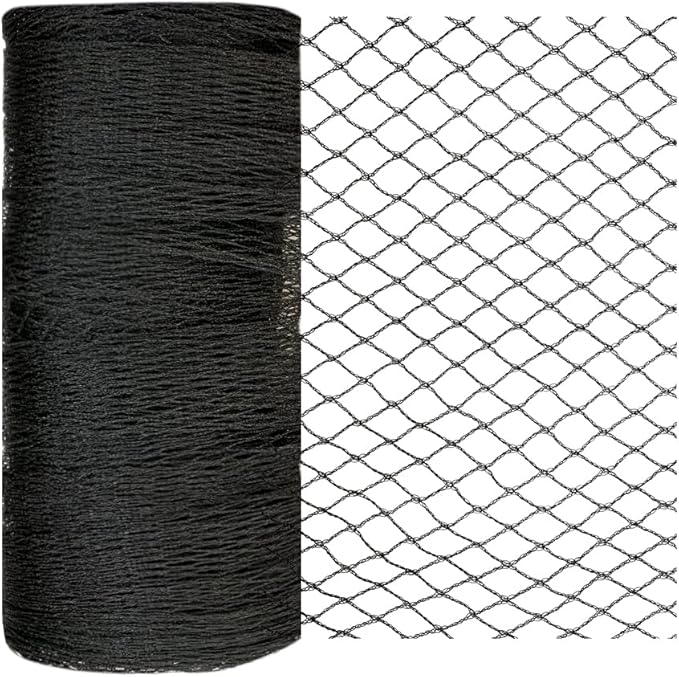 Bird Netting 7.5x100 Ft, 1/2In Mesh Heavy Duty Garden Netting Pest Barrier for Plants, Fruit Trees, Vegetables, Extra Strong Woven Mesh Netting, Animal Fencing Against Birds, Deer, Poultry