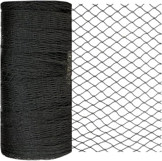 Bird Netting 15x15 Ft, 1/2In Mesh Heavy Duty Garden Netting Pest Barrier for Plants, Fruit Trees, Vegetables, Extra Strong Woven Mesh Netting, Animal Fencing Against Birds, Deer, Poultry