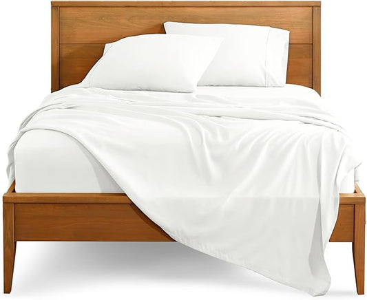 Bare Home King Sheet Set - Luxury 1800 Ultra-Soft Microfiber King Bed Sheets - Double Brushed - Deep Pockets - Easy Fit - 4 Piece Set - Bedding Sheets & Pillowcases (King, Cream)